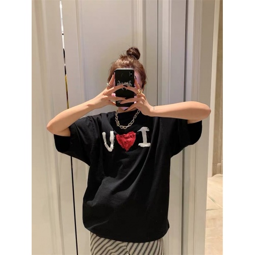 Replica Balenciaga T-Shirts Short Sleeved For Women #842165 $29.00 USD for Wholesale