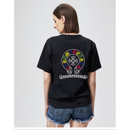 Replica Chrome Hearts T-Shrits Short Sleeved For Women #842226 $27.00 USD for Wholesale