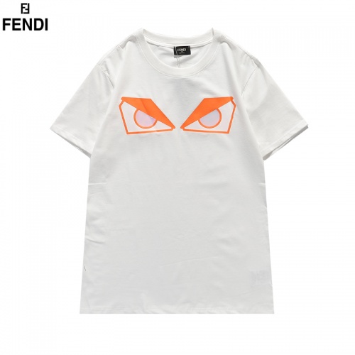 Fendi T-Shirts Short Sleeved For Unisex #842267 $29.00 USD, Wholesale Replica Fendi T-Shirts