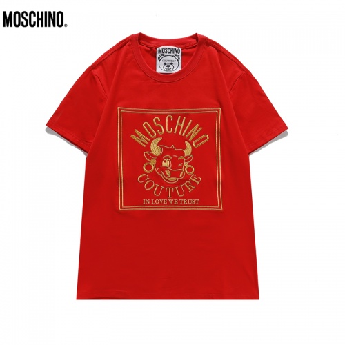 Moschino T-Shirts Short Sleeved For Unisex #842314 $32.00 USD, Wholesale Replica Moschino T-Shirts
