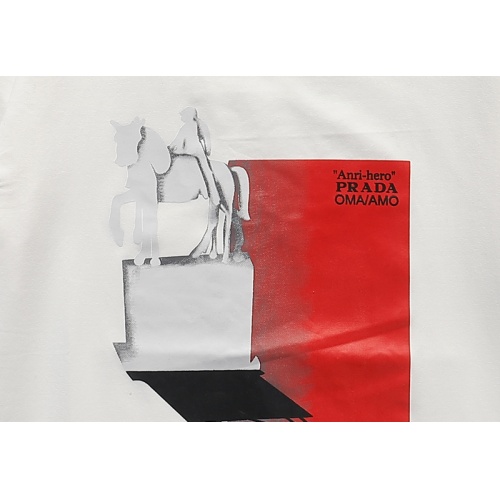Replica Prada T-Shirts Short Sleeved For Unisex #842317 $29.00 USD for Wholesale