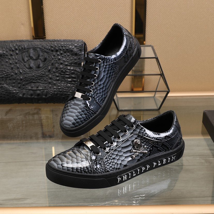 philipp plein leather shoes