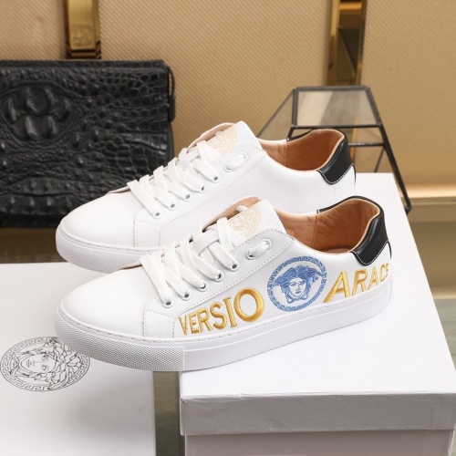 Replica Versace Casual Shoes For Men #842456 $85.00 USD for Wholesale