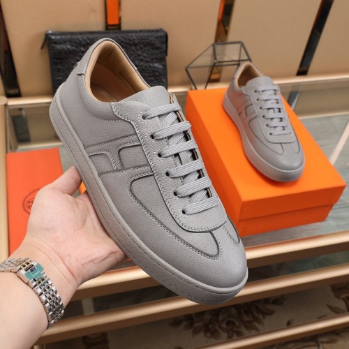 Replica Hermes Casual Shoes For Men #842470 $88.00 USD for Wholesale