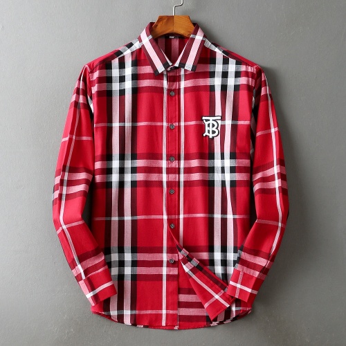 Burberry Shirts Long Sleeved For Men #842510 $42.00 USD, Wholesale Replica Burberry Shirts