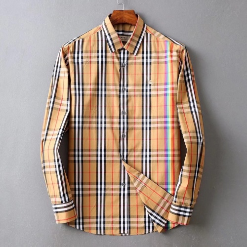 Burberry Shirts Long Sleeved For Men #842526 $42.00 USD, Wholesale Replica Burberry Shirts