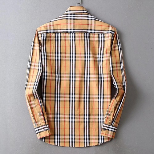 Replica Burberry Shirts Long Sleeved For Men #842526 $42.00 USD for Wholesale