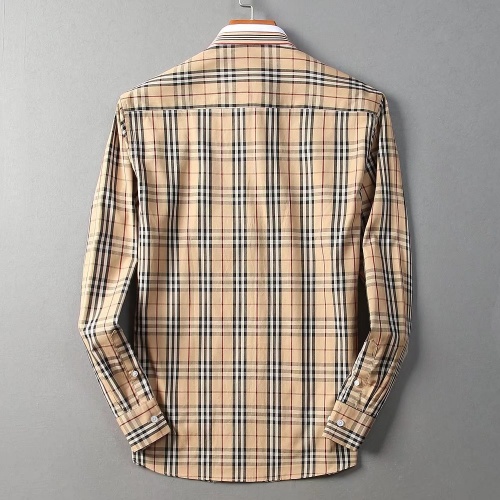 Replica Burberry Shirts Long Sleeved For Men #842528 $42.00 USD for Wholesale