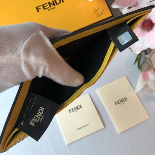 Replica Fendi AAA  Quality Wallet For Men #842672 $52.00 USD for Wholesale