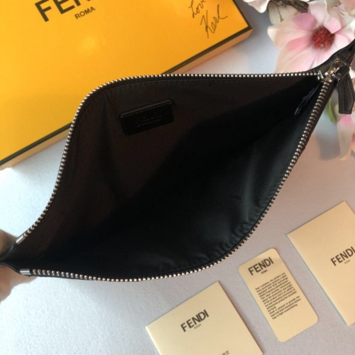 Replica Fendi AAA  Quality Wallet For Men #842675 $85.00 USD for Wholesale
