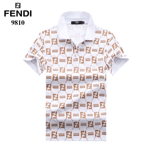 Fendi T-Shirts Short Sleeved For Men #842683 $27.00 USD, Wholesale Replica Fendi T-Shirts