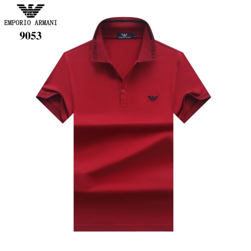 Armani T-Shirts Short Sleeved For Men #842687 $27.00 USD, Wholesale Replica Armani T-Shirts