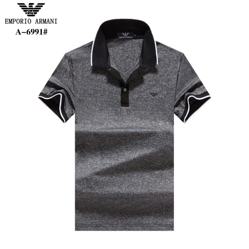 Armani T-Shirts Short Sleeved For Men #842692 $27.00 USD, Wholesale Replica Armani T-Shirts