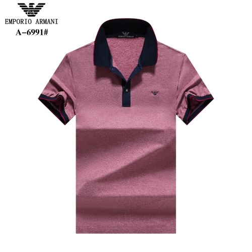 Armani T-Shirts Short Sleeved For Men #842693 $27.00 USD, Wholesale Replica Armani T-Shirts