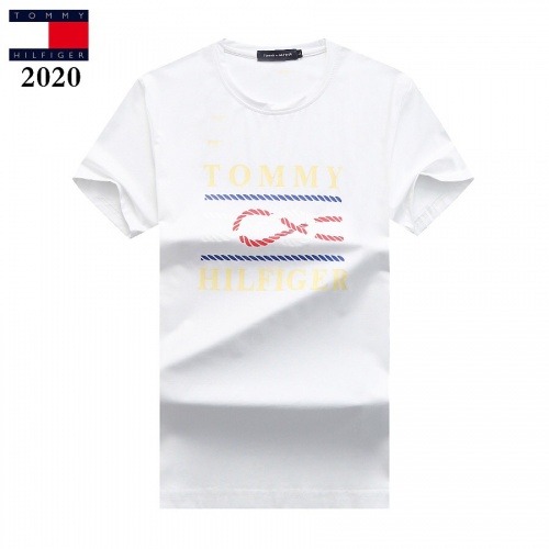 Tommy Hilfiger TH T-Shirts Short Sleeved For Men #842783 $25.00 USD, Wholesale Replica Tommy Hilfiger TH T-Shirts