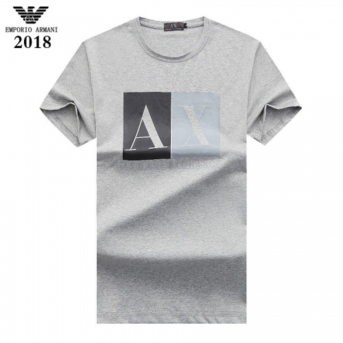 Armani T-Shirts Short Sleeved For Men #842793 $25.00 USD, Wholesale Replica Armani T-Shirts