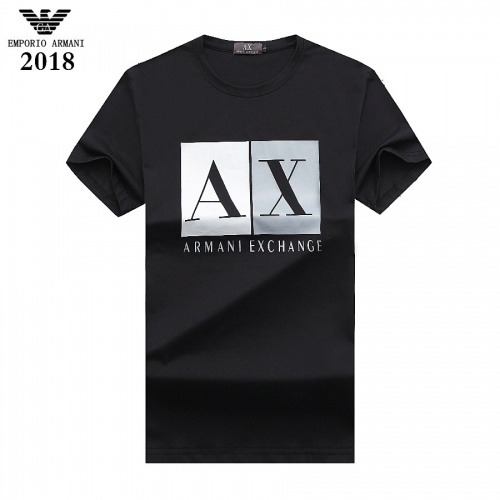 Armani T-Shirts Short Sleeved For Men #842794 $25.00 USD, Wholesale Replica Armani T-Shirts
