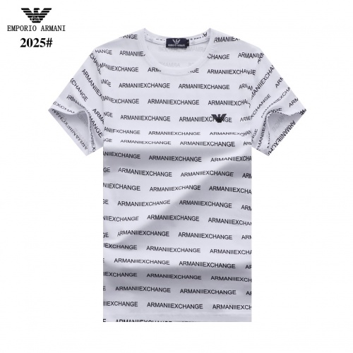 Armani T-Shirts Short Sleeved For Men #842795 $25.00 USD, Wholesale Replica Armani T-Shirts