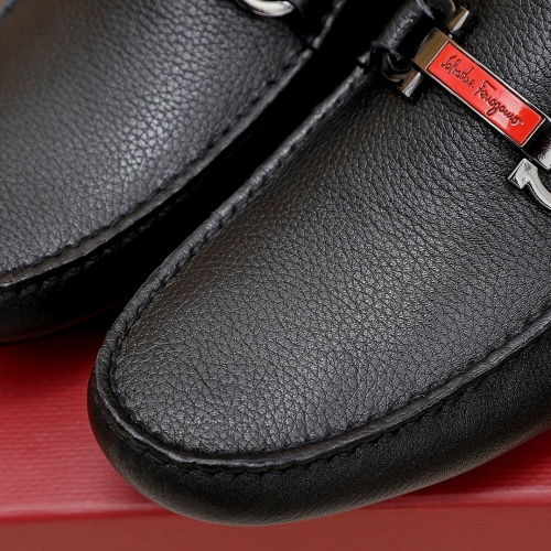 Replica Ferragamo Leather Shoes For Men #842926 $68.00 USD for Wholesale