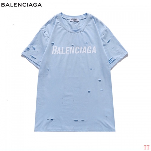 Balenciaga T-Shirts Short Sleeved For Men #843014 $29.00 USD, Wholesale Replica Balenciaga T-Shirts