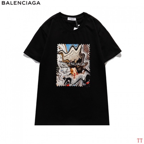 Balenciaga T-Shirts Short Sleeved For Men #843017 $27.00 USD, Wholesale Replica Balenciaga T-Shirts
