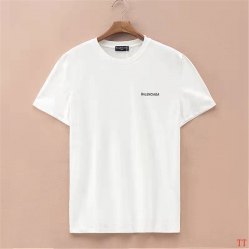 Replica Balenciaga T-Shirts Short Sleeved For Men #843022 $27.00 USD for Wholesale
