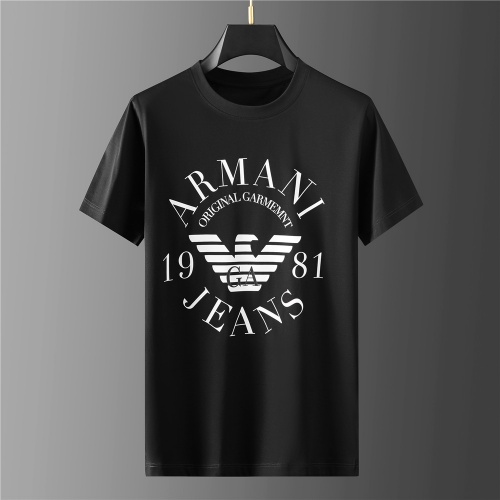 Armani T-Shirts Short Sleeved For Men #843101 $34.00 USD, Wholesale Replica Armani T-Shirts