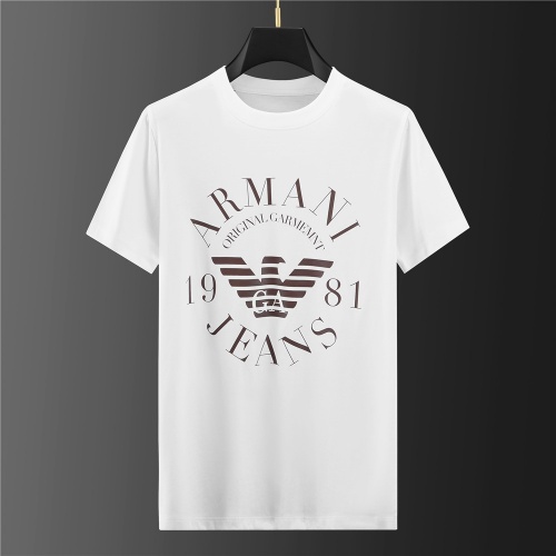 Armani T-Shirts Short Sleeved For Men #843102 $34.00 USD, Wholesale Replica Armani T-Shirts