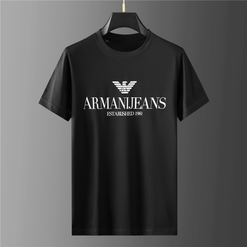 Armani T-Shirts Short Sleeved For Men #843105 $34.00 USD, Wholesale Replica Armani T-Shirts