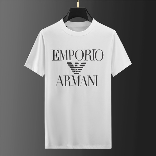 Armani T-Shirts Short Sleeved For Men #843108 $34.00 USD, Wholesale Replica Armani T-Shirts
