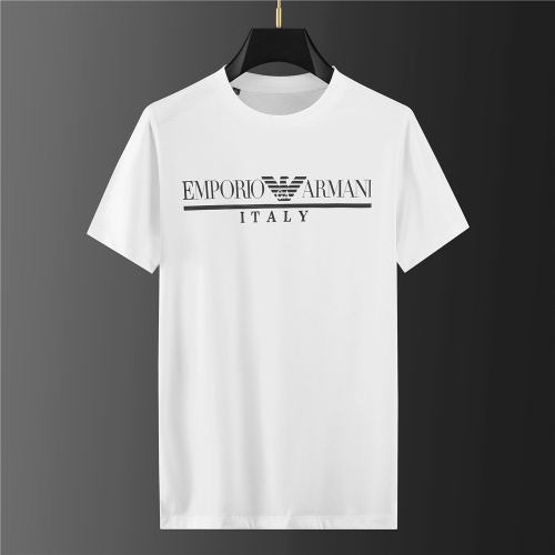Armani T-Shirts Short Sleeved For Men #843109 $34.00 USD, Wholesale Replica Armani T-Shirts