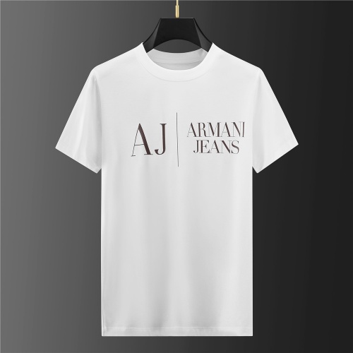 Armani T-Shirts Short Sleeved For Men #843128 $34.00 USD, Wholesale Replica Armani T-Shirts