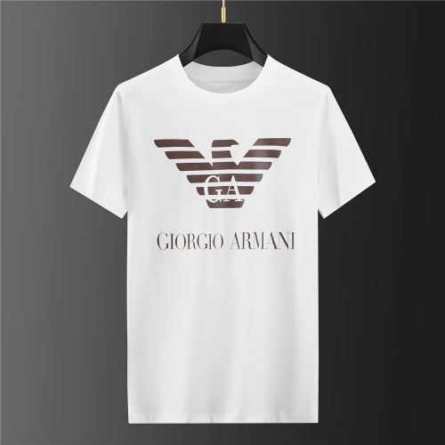 Armani T-Shirts Short Sleeved For Men #843129 $34.00 USD, Wholesale Replica Armani T-Shirts
