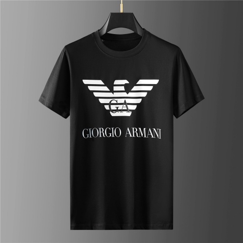 Armani T-Shirts Short Sleeved For Men #843130 $34.00 USD, Wholesale Replica Armani T-Shirts