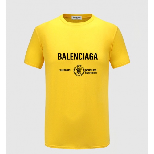 Balenciaga T-Shirts Short Sleeved For Men #843369 $27.00 USD, Wholesale Replica Balenciaga T-Shirts