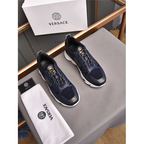 Replica Versace Casual Shoes For Men #843648 $80.00 USD for Wholesale