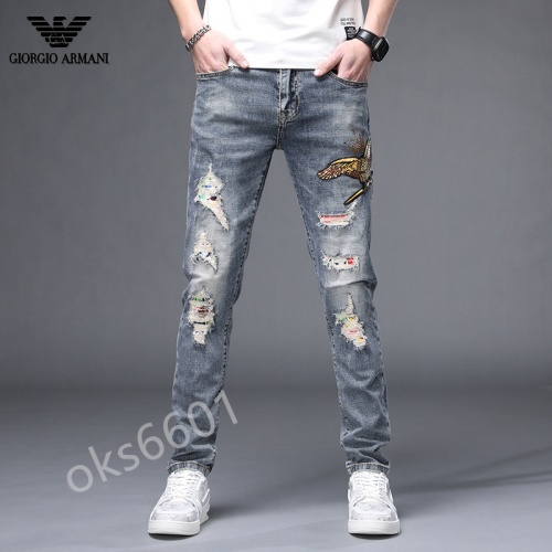 Replica Armani Jeans For Men #843669 $48.00 USD for Wholesale