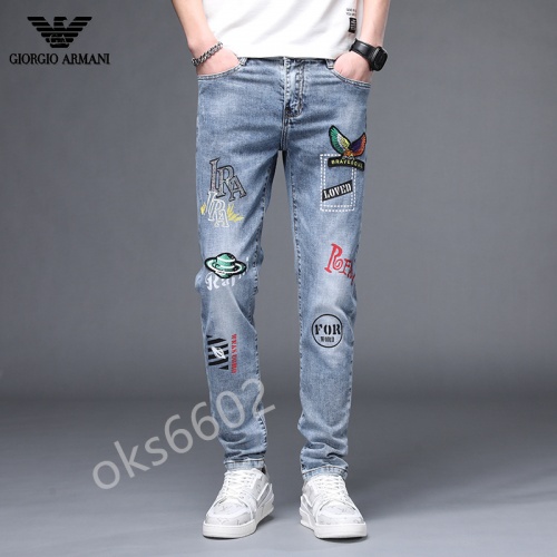 Armani Jeans For Men #843670 $48.00 USD, Wholesale Replica Armani Jeans