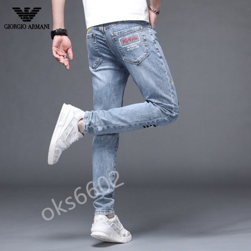 Replica Armani Jeans For Men #843670 $48.00 USD for Wholesale