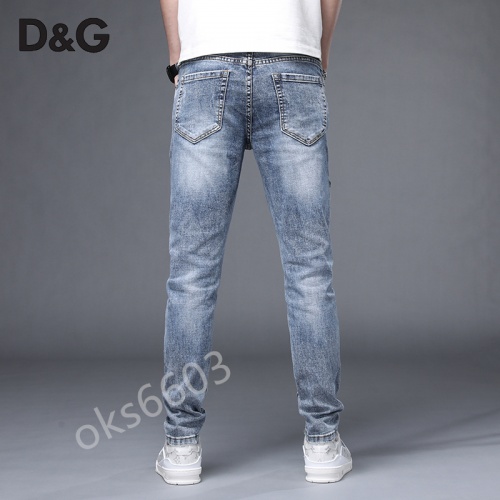 Replica Dolce & Gabbana D&G Jeans For Men #843678 $48.00 USD for Wholesale