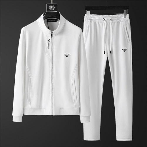 Armani Tracksuits Long Sleeved For Men #843716 $85.00 USD, Wholesale Replica Armani Tracksuits