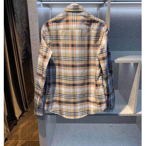 Replica Burberry Shirts Long Sleeved For Men #843841 $72.00 USD for Wholesale