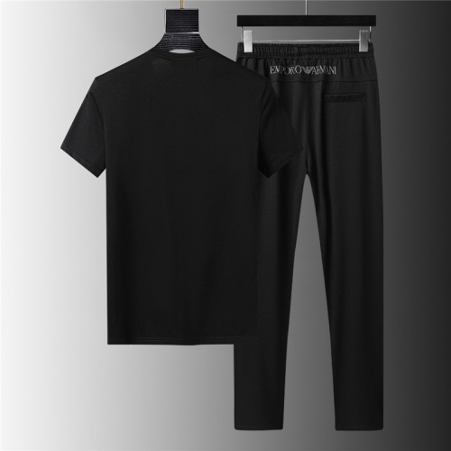 Replica Armani Tracksuits Short Sleeved For Men #843891 $64.00 USD for Wholesale