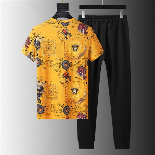 Replica Versace Tracksuits Short Sleeved For Men #844130 $64.00 USD for Wholesale
