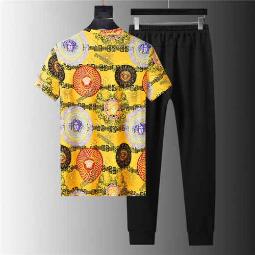 Replica Versace Tracksuits Short Sleeved For Men #844132 $64.00 USD for Wholesale