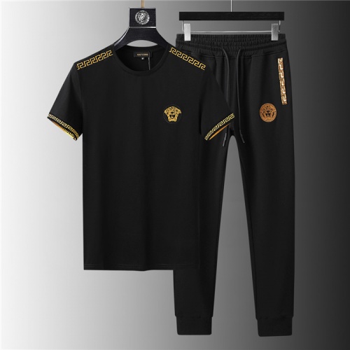 Versace Tracksuits Short Sleeved For Men #844134 $64.00 USD, Wholesale Replica Versace Tracksuits