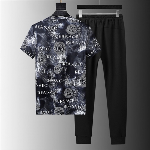 Replica Versace Tracksuits Short Sleeved For Men #844146 $64.00 USD for Wholesale