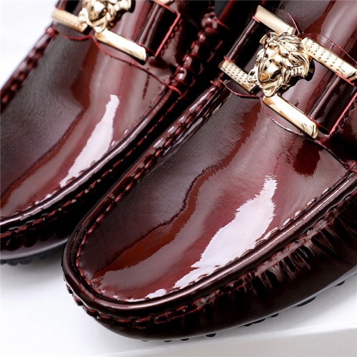 Replica Versace Leather Shoes For Men #844189 $68.00 USD for Wholesale