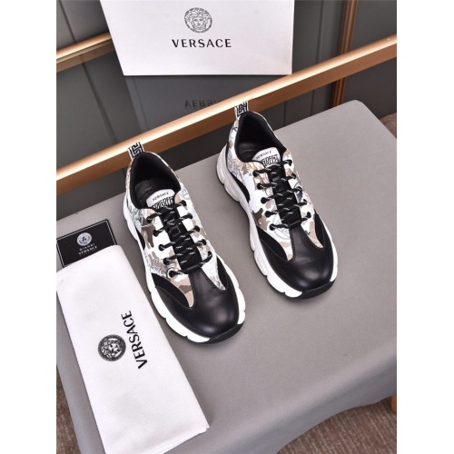 Replica Versace Casual Shoes For Men #844207 $80.00 USD for Wholesale