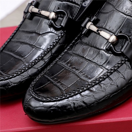 Replica Ferragamo Leather Shoes For Men #844276 $80.00 USD for Wholesale